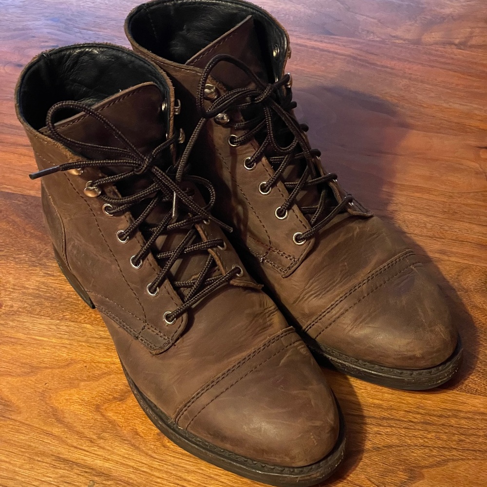 Thursday Captain Lace-Up Boot in Tobacco (brown) Women’s 9